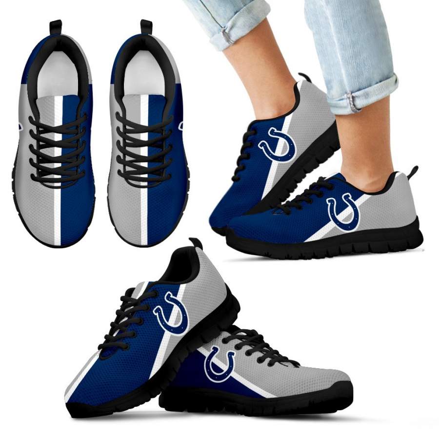 Dynamic Aparted Colours Beautiful Logo Indianapolis Colts Sneakers