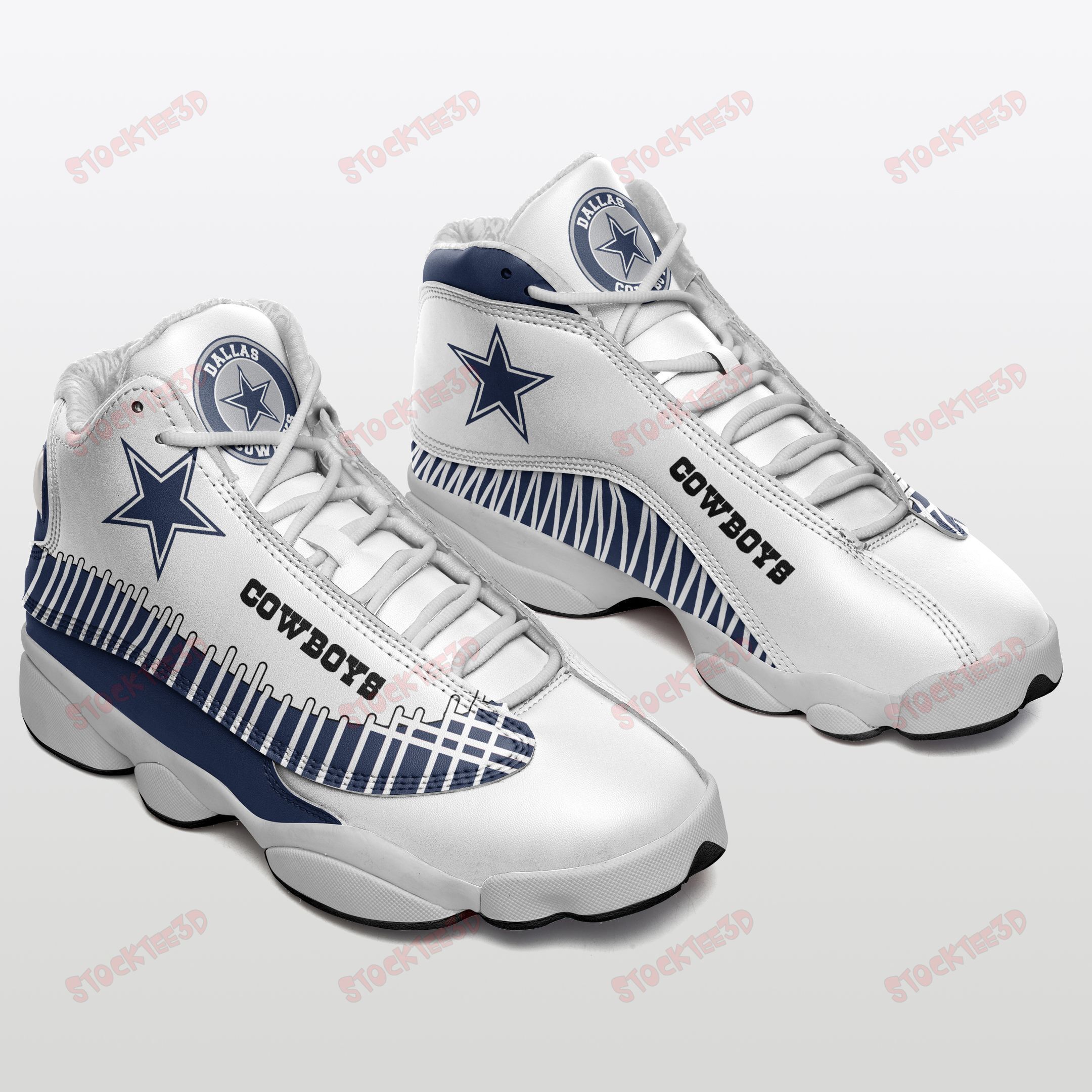 Dallas Cowboys Air Jd13 Sneakers 481