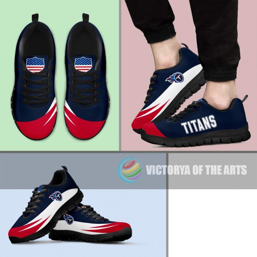 Awesome Gift Logo Tennessee Titans Sneakers