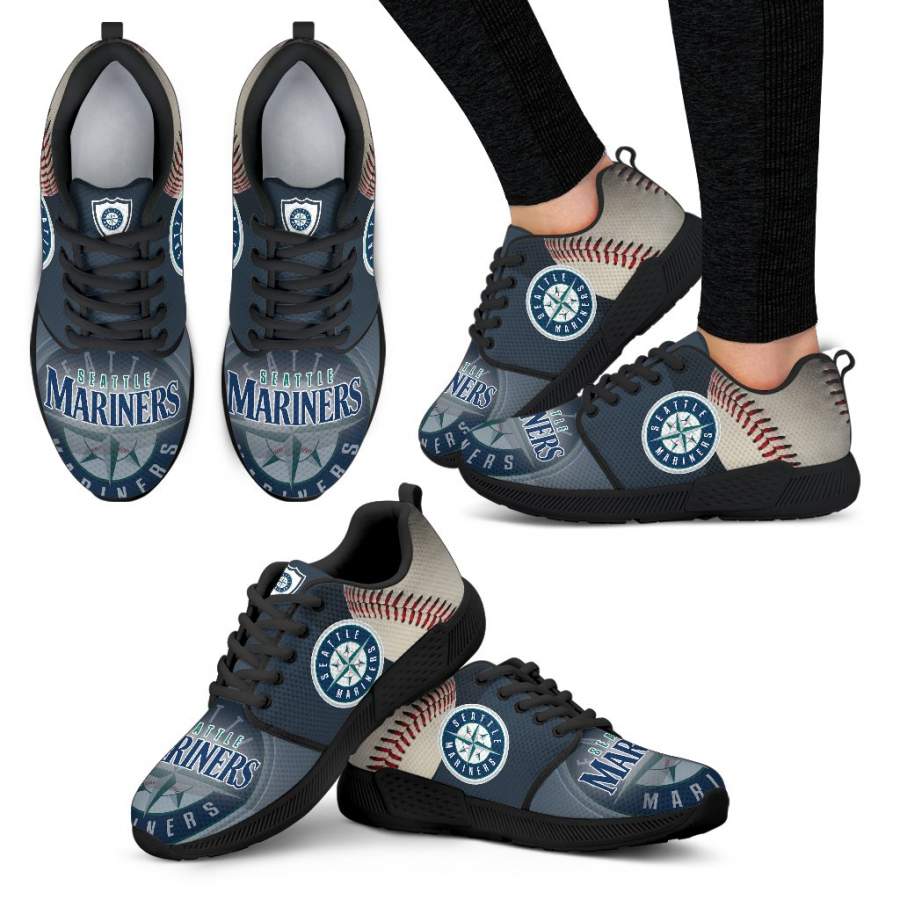 Awesome Seattle Mariners Running Sneakers For Baseball Fan