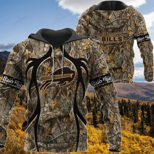 Buffalo Bills Realtree Hunting Camo Limited Hoodie S568