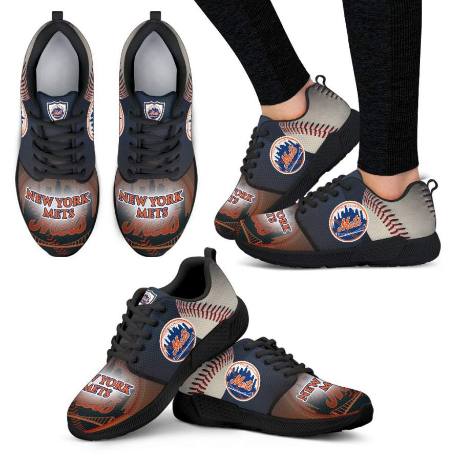 Awesome New York Mets Running Sneakers For Baseball Fan