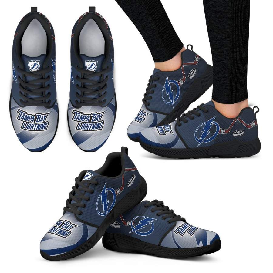 Awesome Tampa Bay Lightning Running Sneakers For Hockey Fan