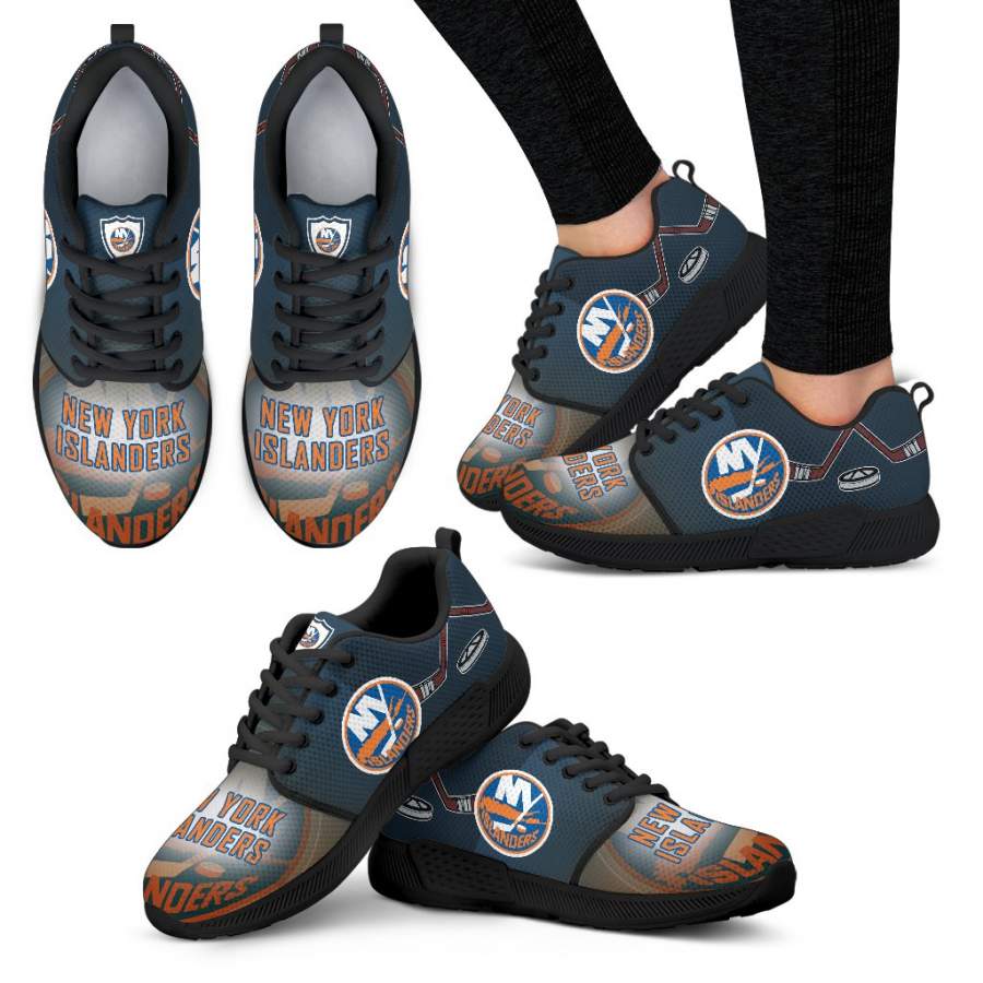 Awesome New York Islanders Running Sneakers For Hockey Fan