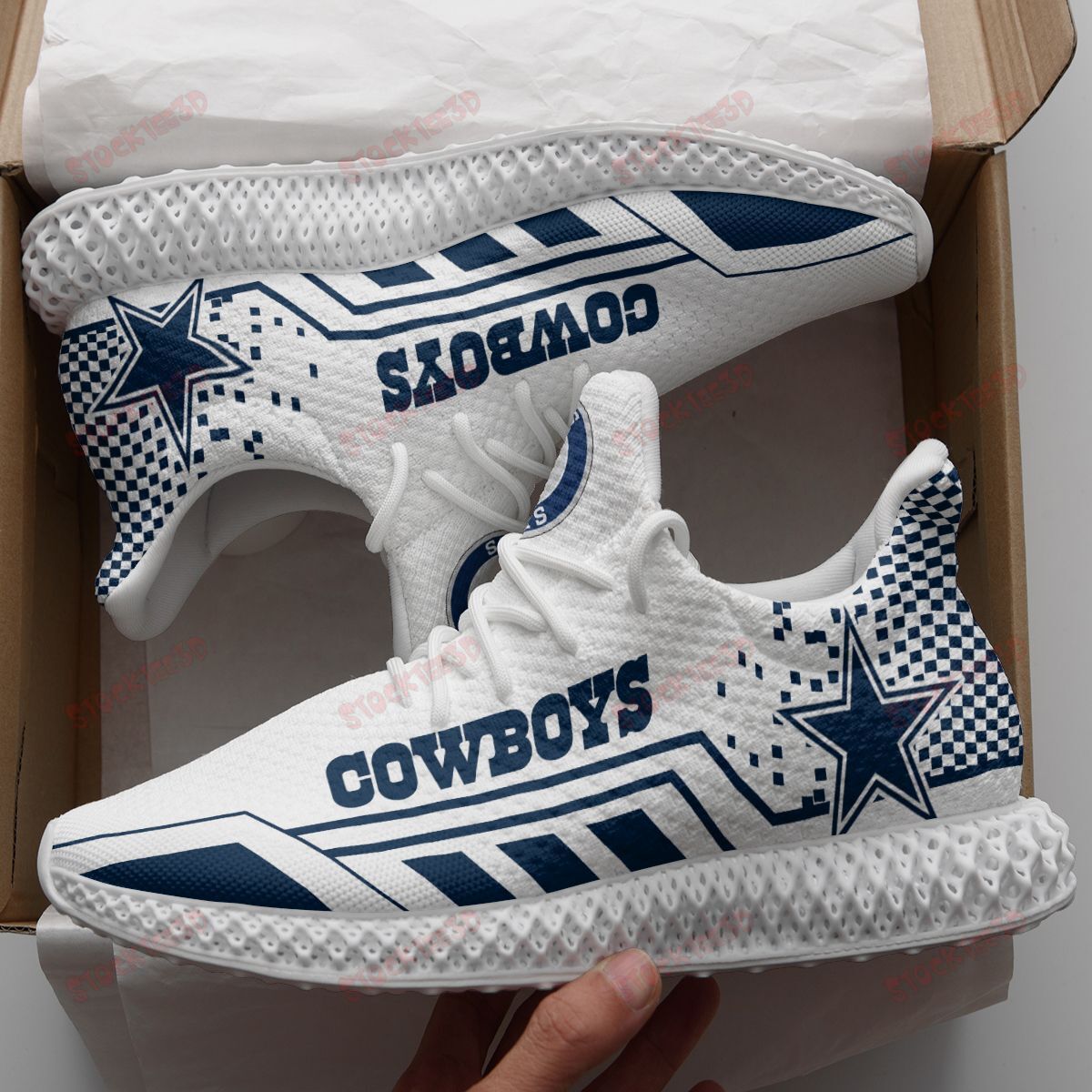 Dallas Cowboys 4D Future Sneakers 24