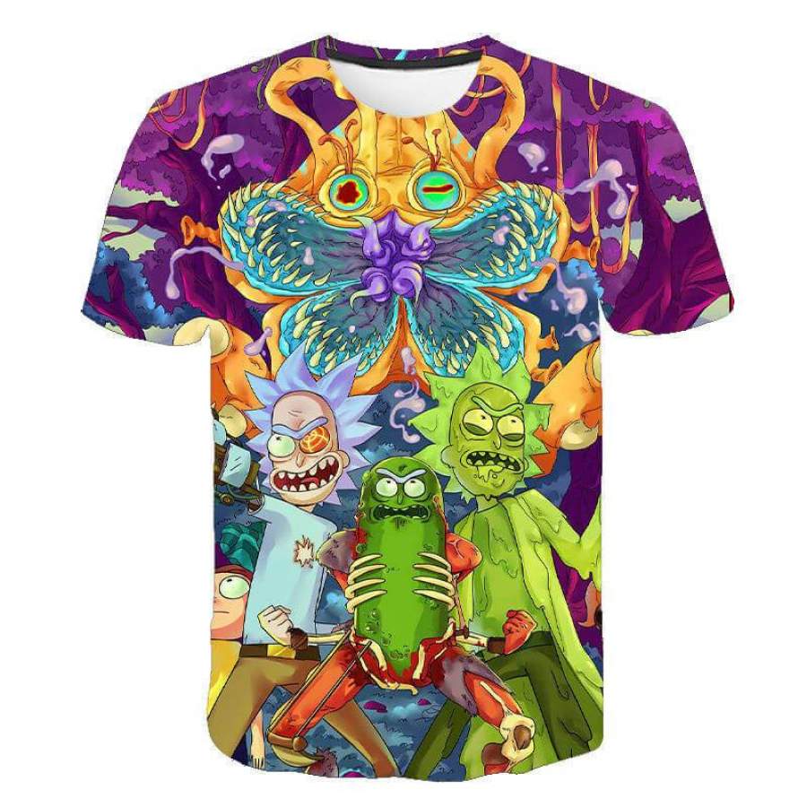 Rick and Morty T-Shirts Unisex 3D Short Sleeve Tops