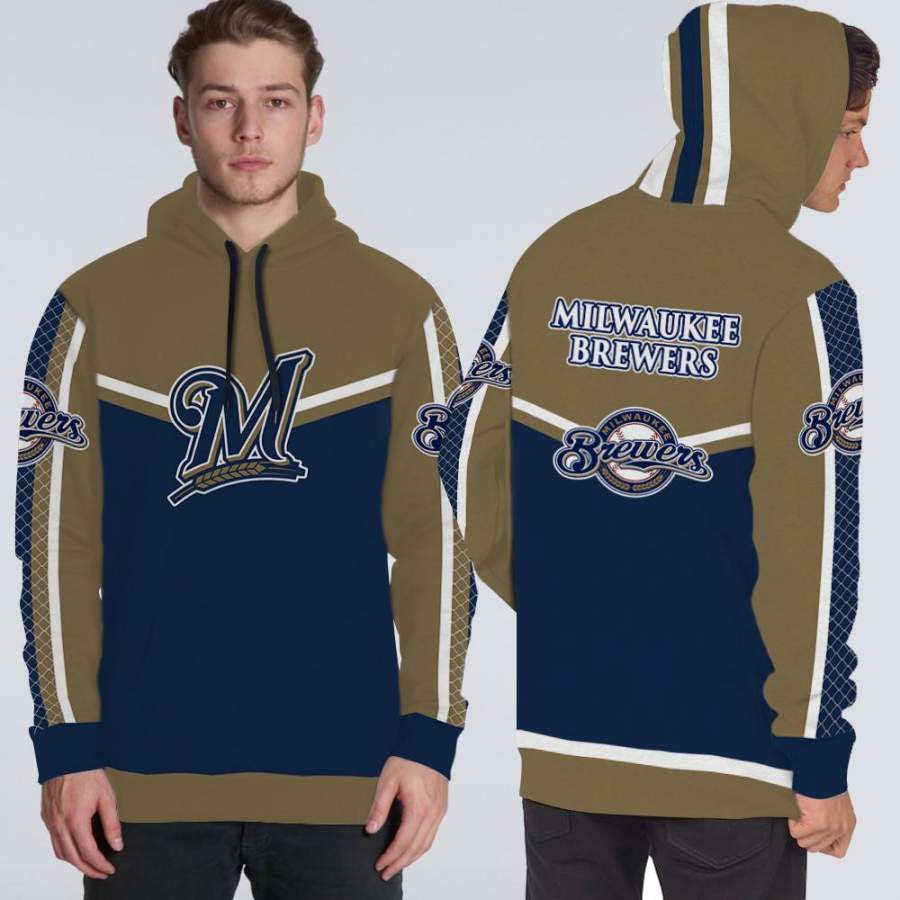 Fashion Gorgeous Fitting Milwaukee Brewers Hoodie